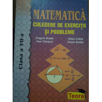 Matematica. Culegere de exercitii si probleme