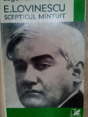 E. Lovinescu scepticul mantuit