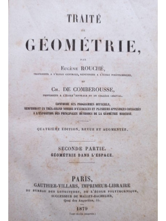 Traite de geometrie