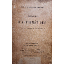 Exercices d'arithmetique