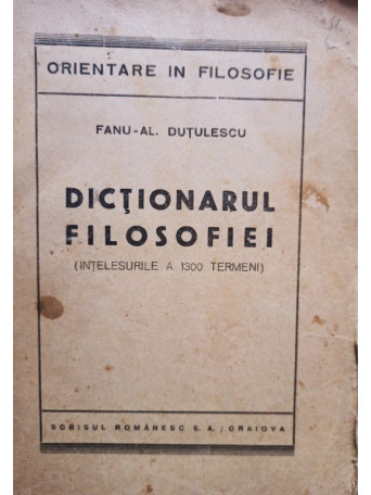 Dictionarul filosofiei