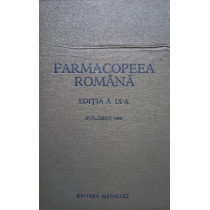 Farmacopeea Romana, editia a IX-a