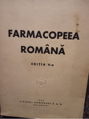 Farmacopeea Romana, editia a V-a