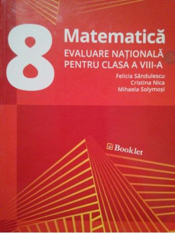 Matematica. Evaluare nationala pentru clasa a VIIIa