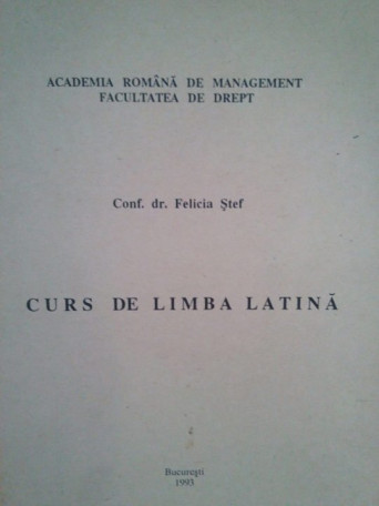 Curs de limba latina