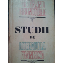 Studii de literatura franceza