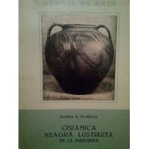 Ceramica neagra lustruita de la marginea (semnata)