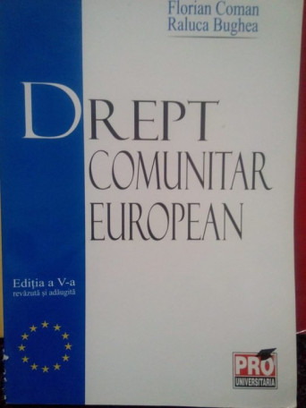 Florian Coman - Drept comunitar european - 2006 - Brosata