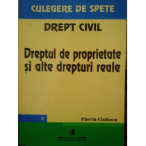 Dreptul de proprietate si alte drepturi reale