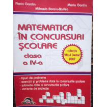 Matematica in concursuri scolare clasa a IVa