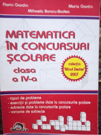 Matematica in concursuri scolare clasa a IVa