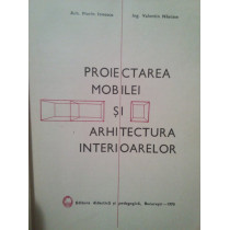 Proiectarea mobilei si arhitectura interioarelor