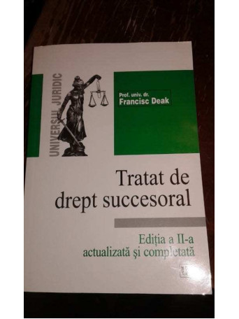 Tratat de drept succesoral