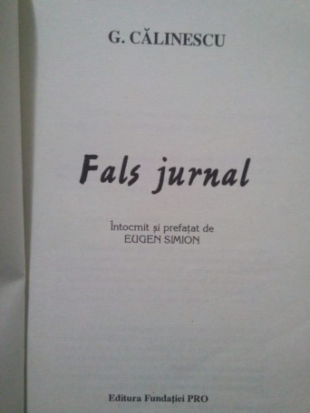 Fals jurnal