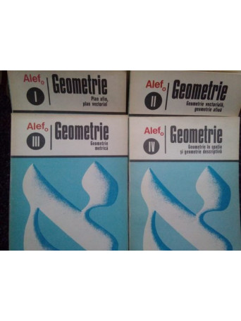 Geometrie, 4 vol.