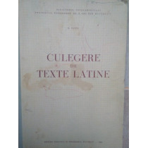 Culegere de texte latine