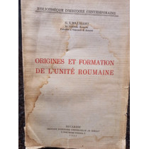 Origines et formation de l'unite roumaine