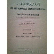 Vocabolario italiano-romanesco, francese-romanesco e romanesco-italiano-francese