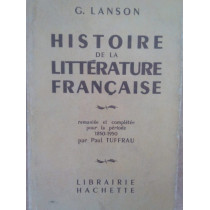 Histoire de la litterature francaise