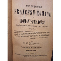 Nou dictionariu francesu - romanu si romanu - francesu