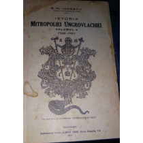 Istoria Mitropoliei Ungrovlahiei vol 2