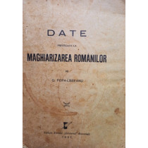 Date privitoare la maghiarizarea romanilor