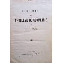 Culegere de probleme de geometrie