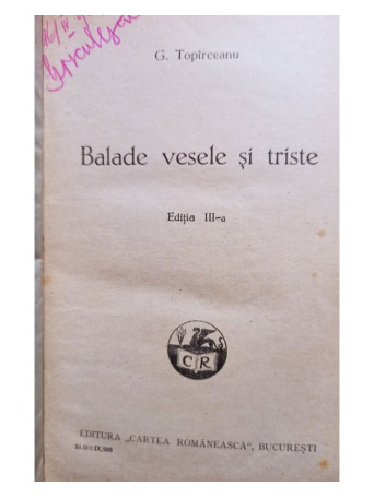 Balade vesele si triste