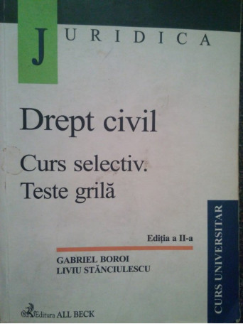 Drept civil. Curs selectiv