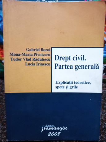 Drept civil. Partea generala