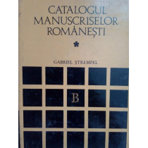 Catalogul manuscriselor romanesti