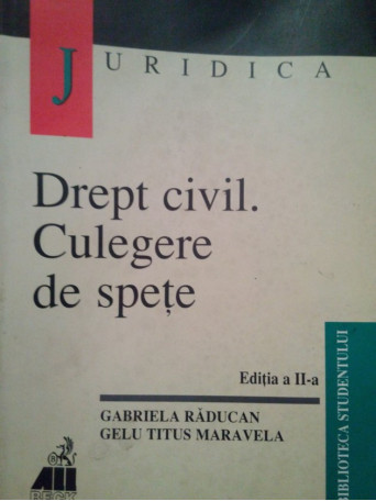 Drept civil. Culegere de spete