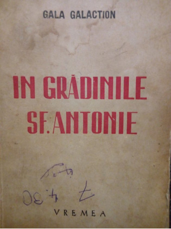 In gradinile Sf. Antonie