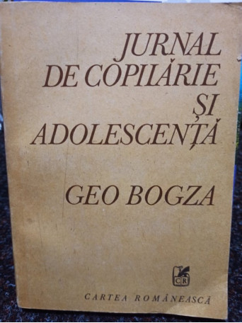 Jurnal de copilarie si adolescenta