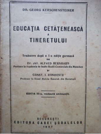 Educatia cetateneasca a tineretului