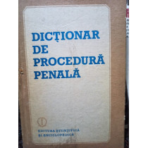 Dictionar de procedura penala