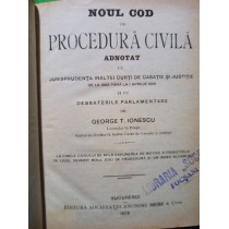 Noul cod de procedura civila adnotat