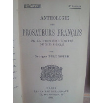 Anthologie des prosateurs francais de la premiere moitie du XIX siecle