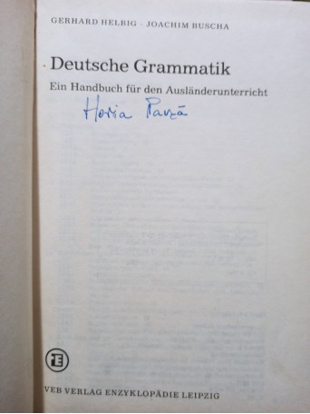 Deutsche grammatik