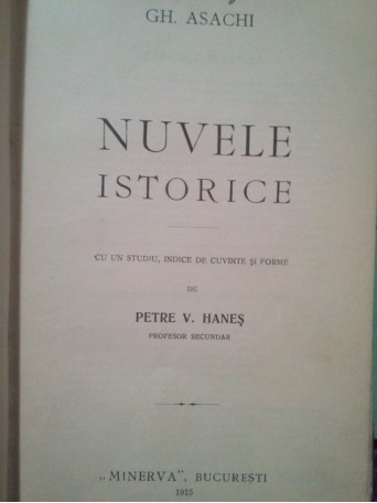 Nuvele istorice