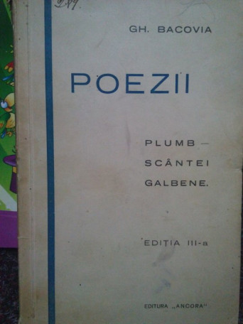 Poezii. Plumb - Scantei galbene