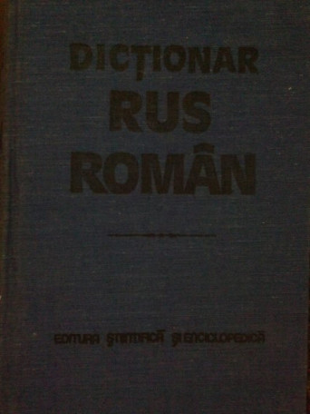 Dictionar rus - roman