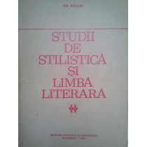 Studii de stilistica si limba literara