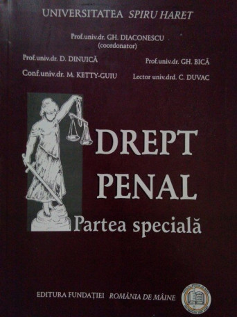 Drept penal. Partea speciala