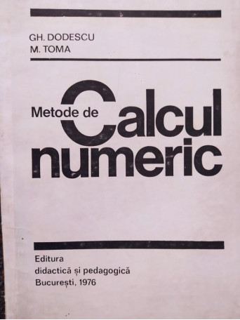 Metode de calcul numeric