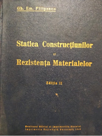 Statica constructiunilor si rezistenta materialelor, ed. II