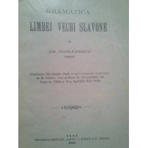 Gramatica limbei vechi slavone