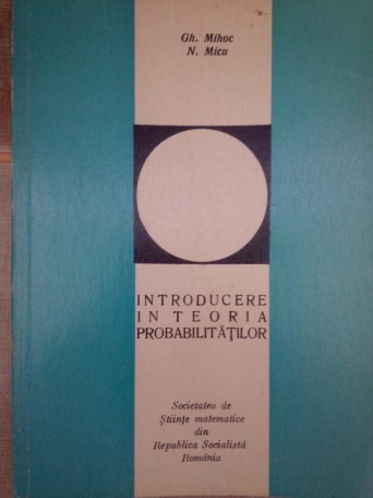 Introducere in teoria probabilitatilor