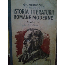 Istoria literaturii romane moderne