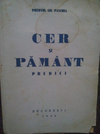 Cer si pamant. Predici